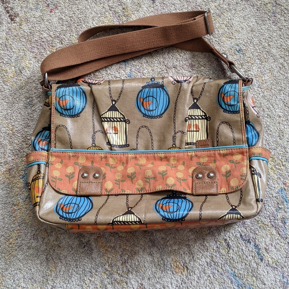 Fossil Birdcage Laptop Bag